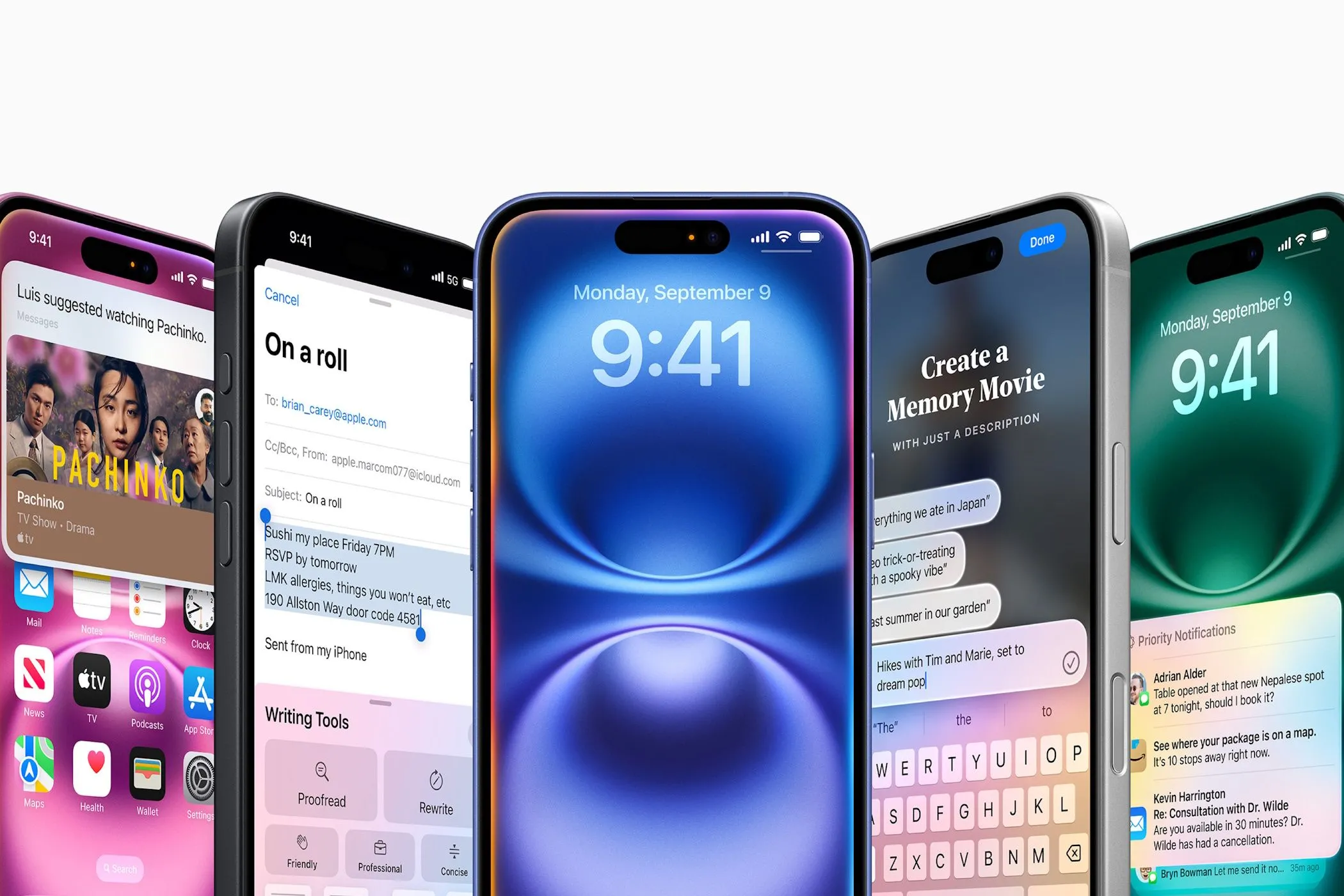 Giao diện Apple Intelligence trên iPhone 16.