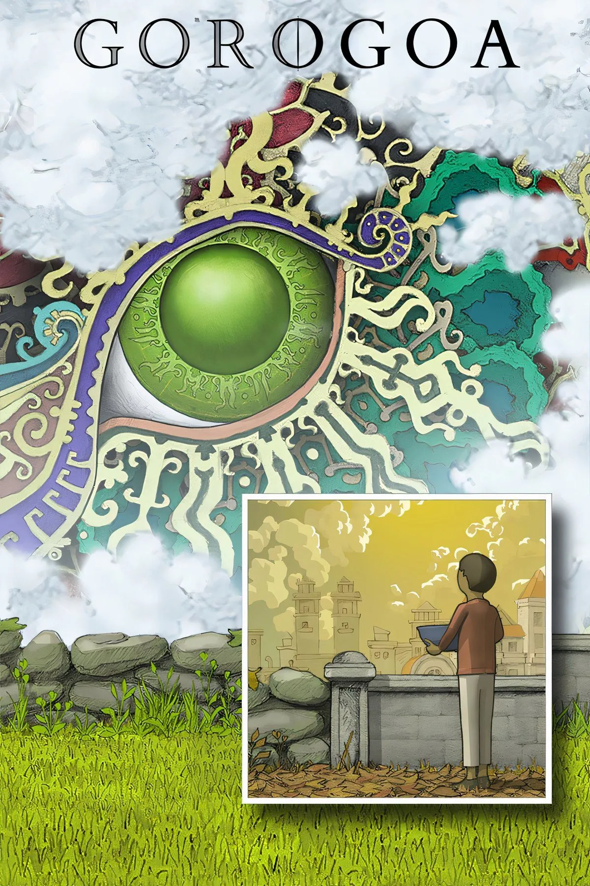 Giao diện giải đố độc đáo với các khung hình vẽ tay trong game Gorogoa.