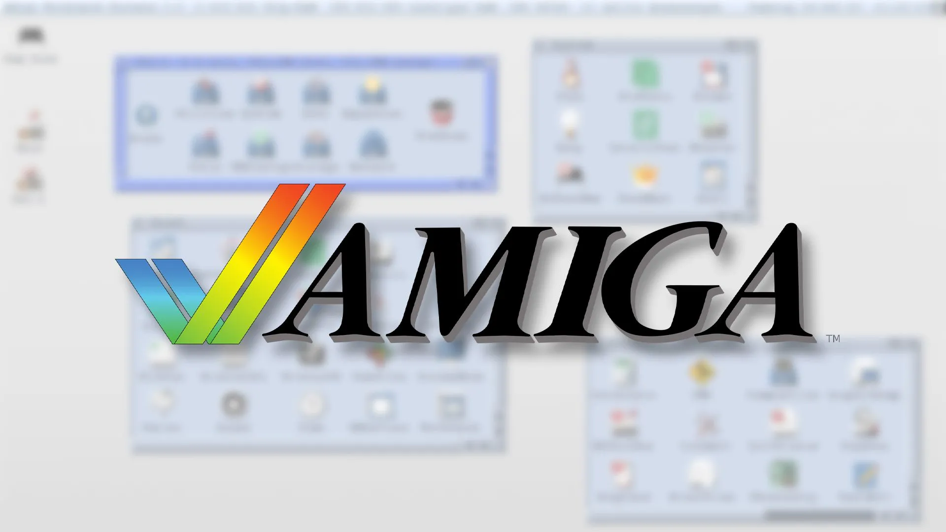 Giao diện hệ điều hành AmigaOS 3.2 trên màn hình máy tính cổ điển, thể hiện bản cập nhật bất ngờ sau 34 năm.