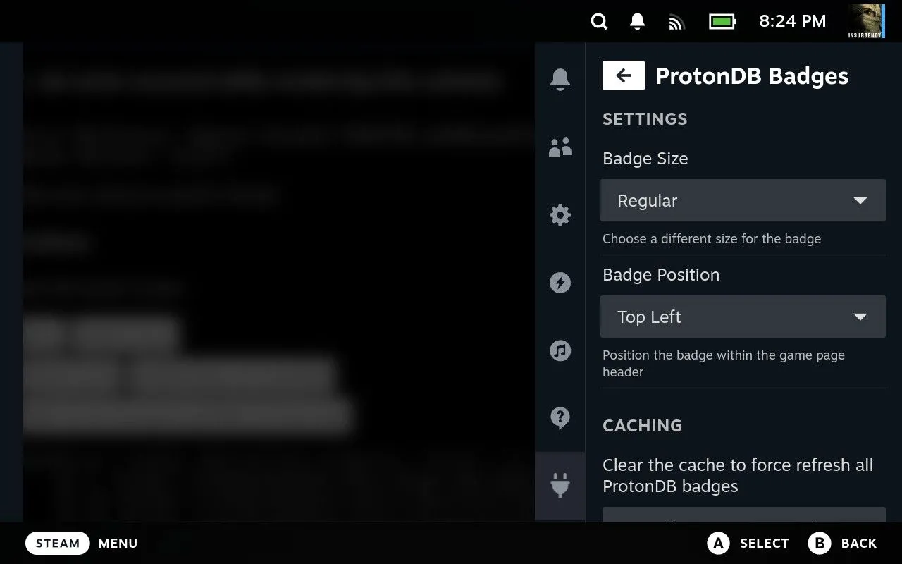 Giao diện tùy chỉnh của Decky trên Steam Deck, cho phép người dùng cá nhân hóa trải nghiệm Game Mode với các plugin.