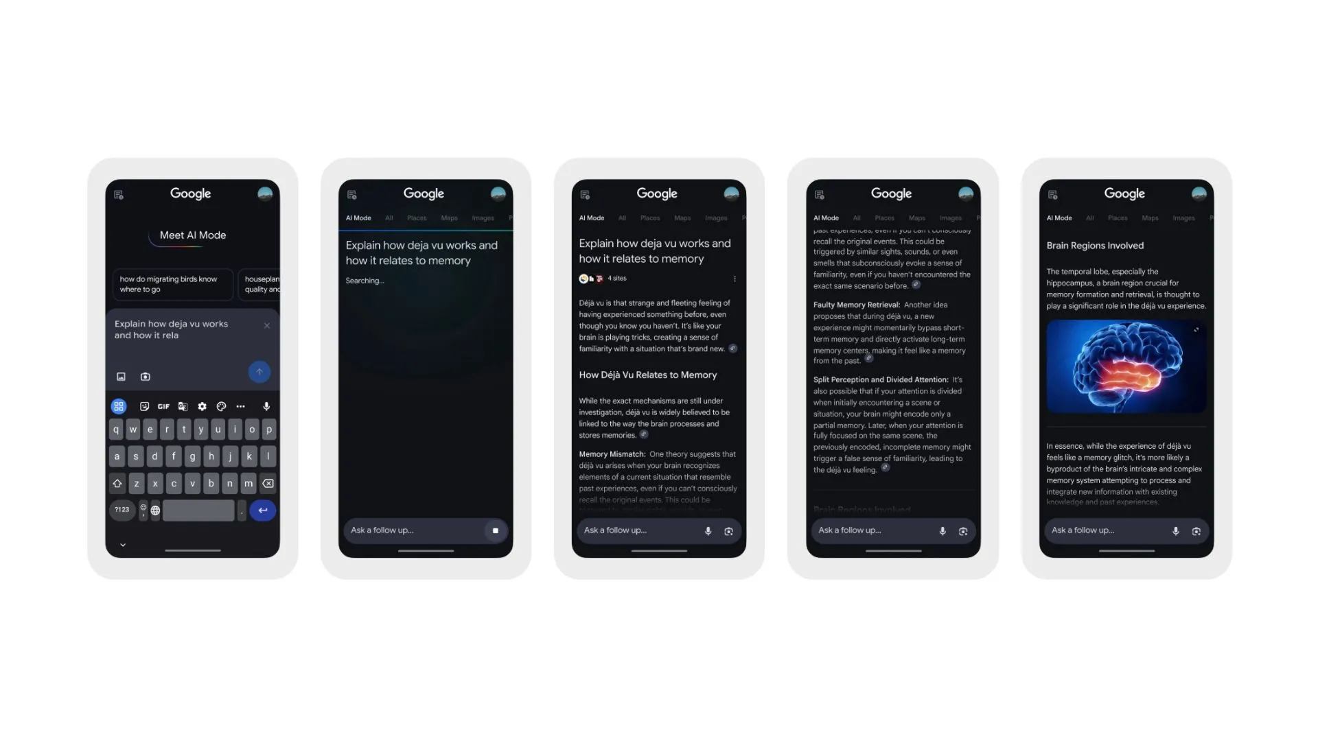 Giao diện xem trước của Google Search trong chế độ &quot;AI Mode&quot; mới