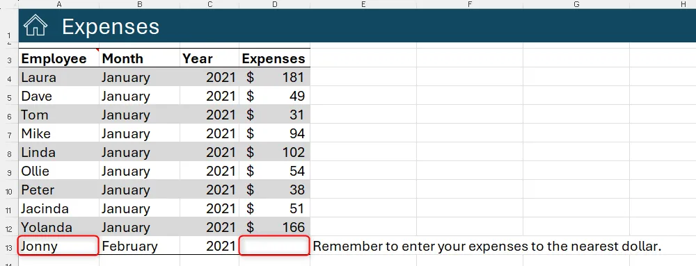 Hàm IFS trong Excel được sử dụng để hiển thị hoặc ẩn hướng dẫn dựa trên các giá trị trong các ô khác, tối ưu trải nghiệm người dùng