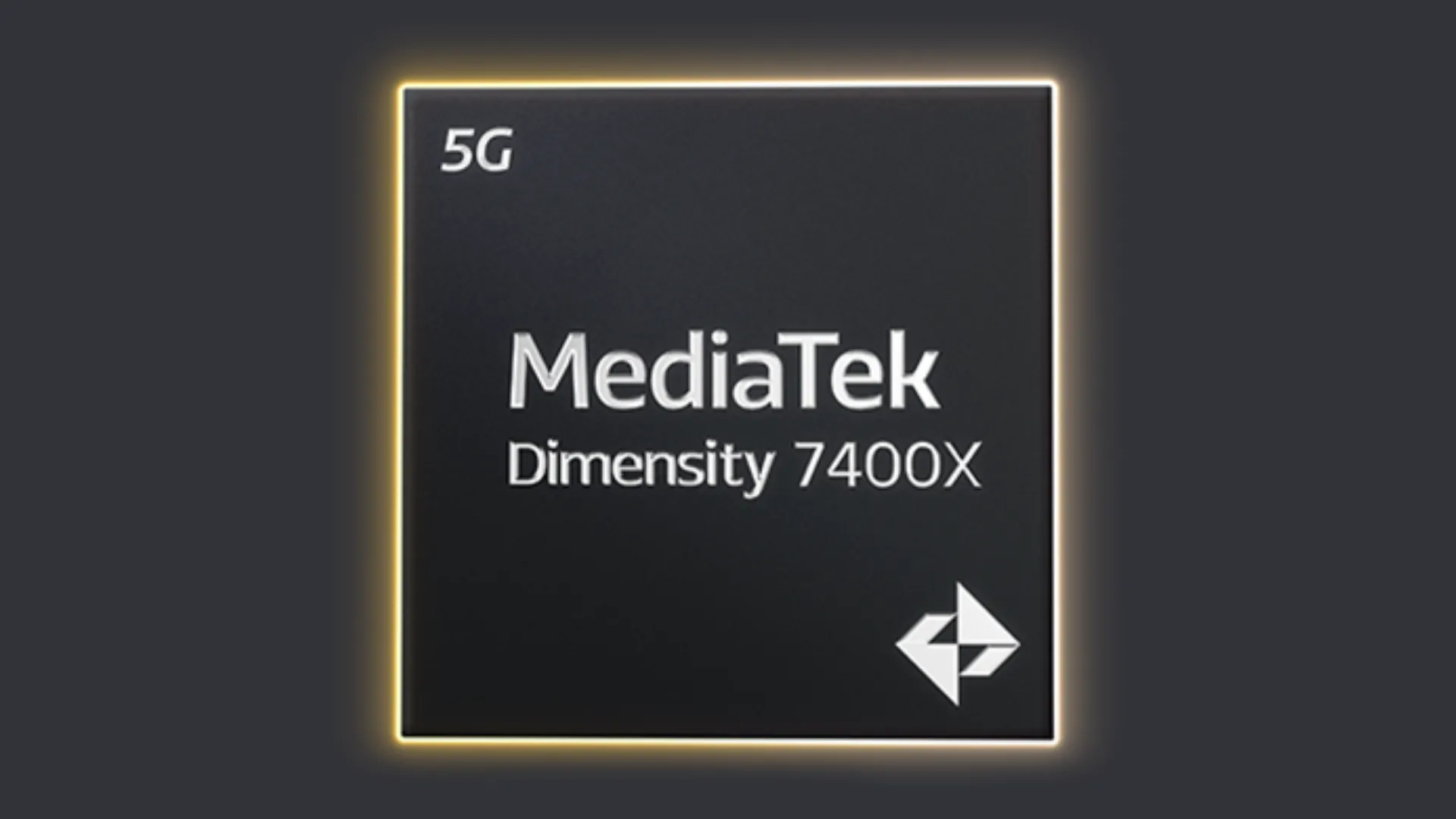 Hình ảnh linh vật chính thức của bộ xử lý MediaTek Dimensity 7400X trên nền màu xám trơn, đại diện cho sức mạnh hiệu năng của con chip này.
