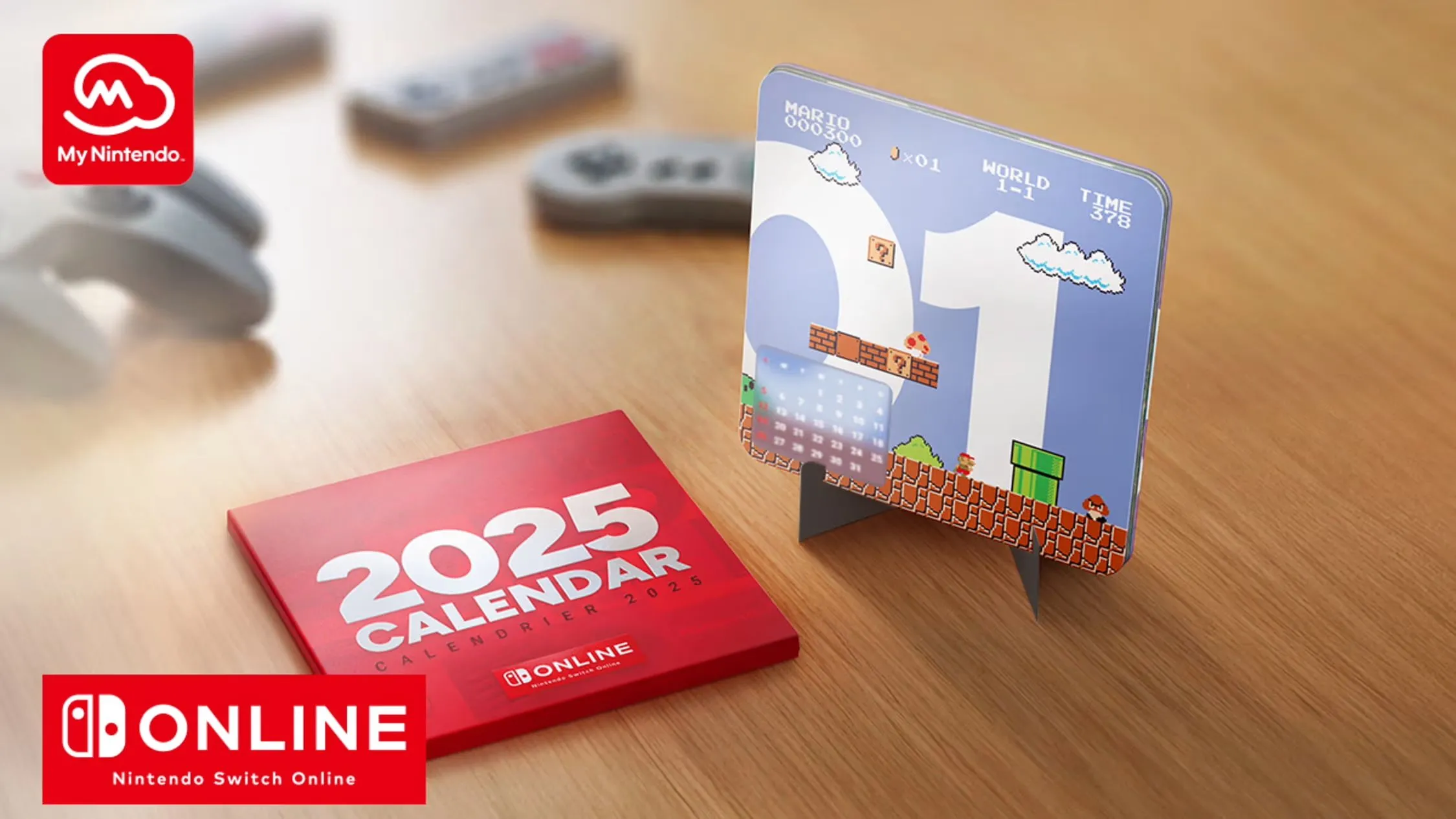 Lịch độc quyền My Nintendo 2025 dành cho thành viên Nintendo Switch Online trên bàn