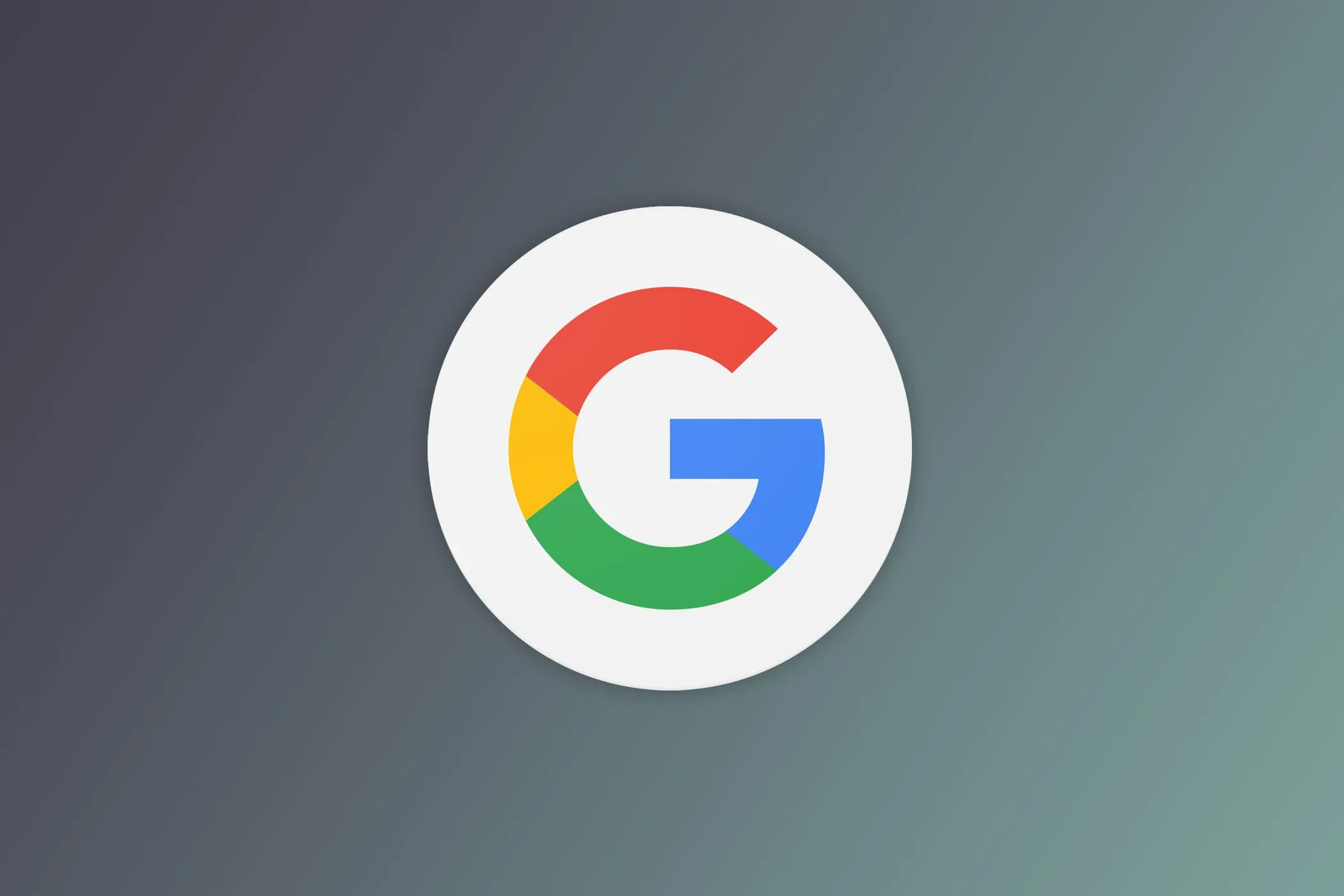 Logo Google trên nền màu trơn