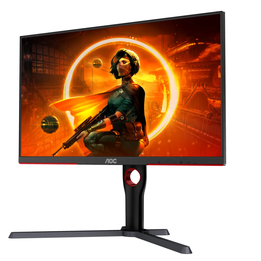 Màn hình AOC Q27G3XMN với thiết kế gaming, phù hợp cho trải nghiệm HDR tuyệt vời.