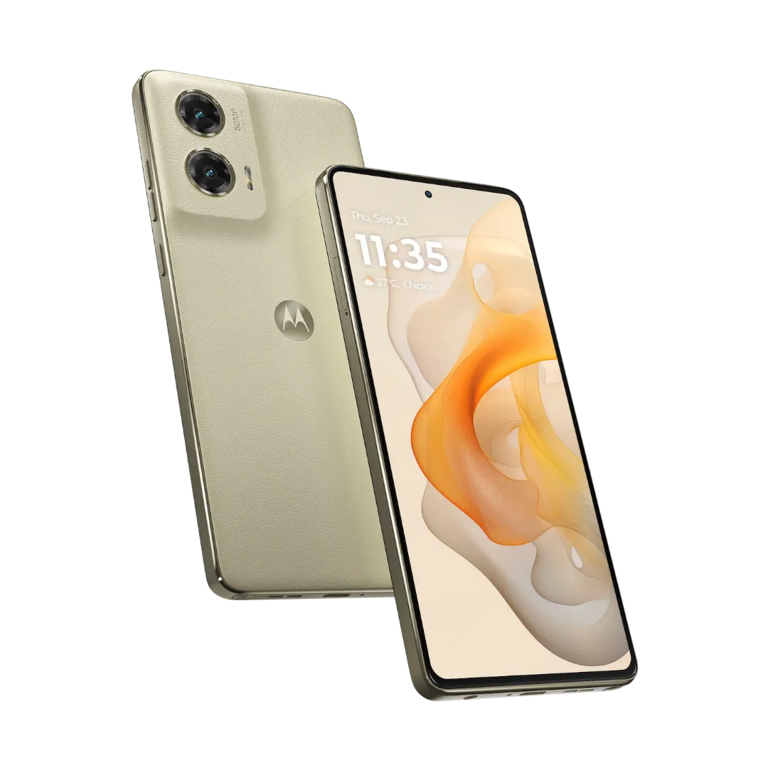 Mặt lưng giả da và cụm camera của Moto G Stylus 5G 2024