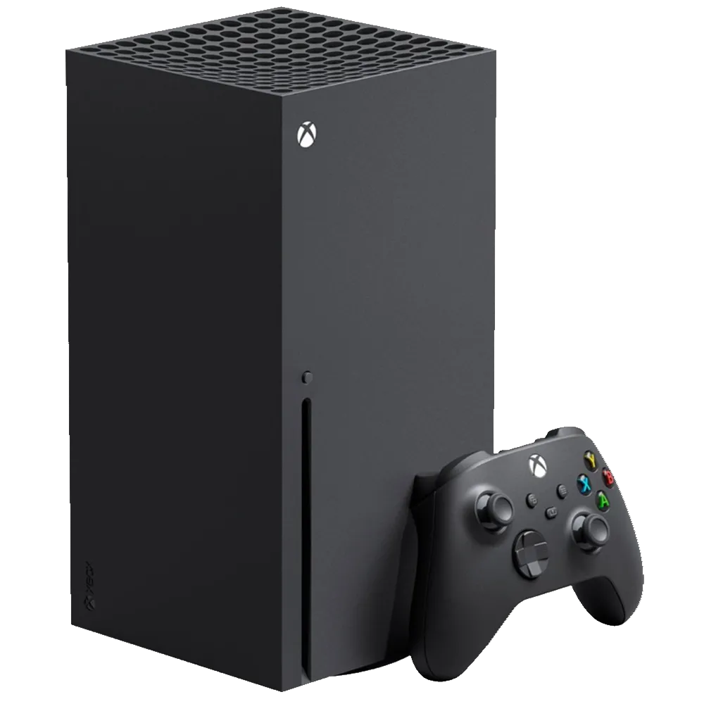 Máy chơi game console Xbox Series X màu đen, một trong những đối thủ cạnh tranh trên thị trường