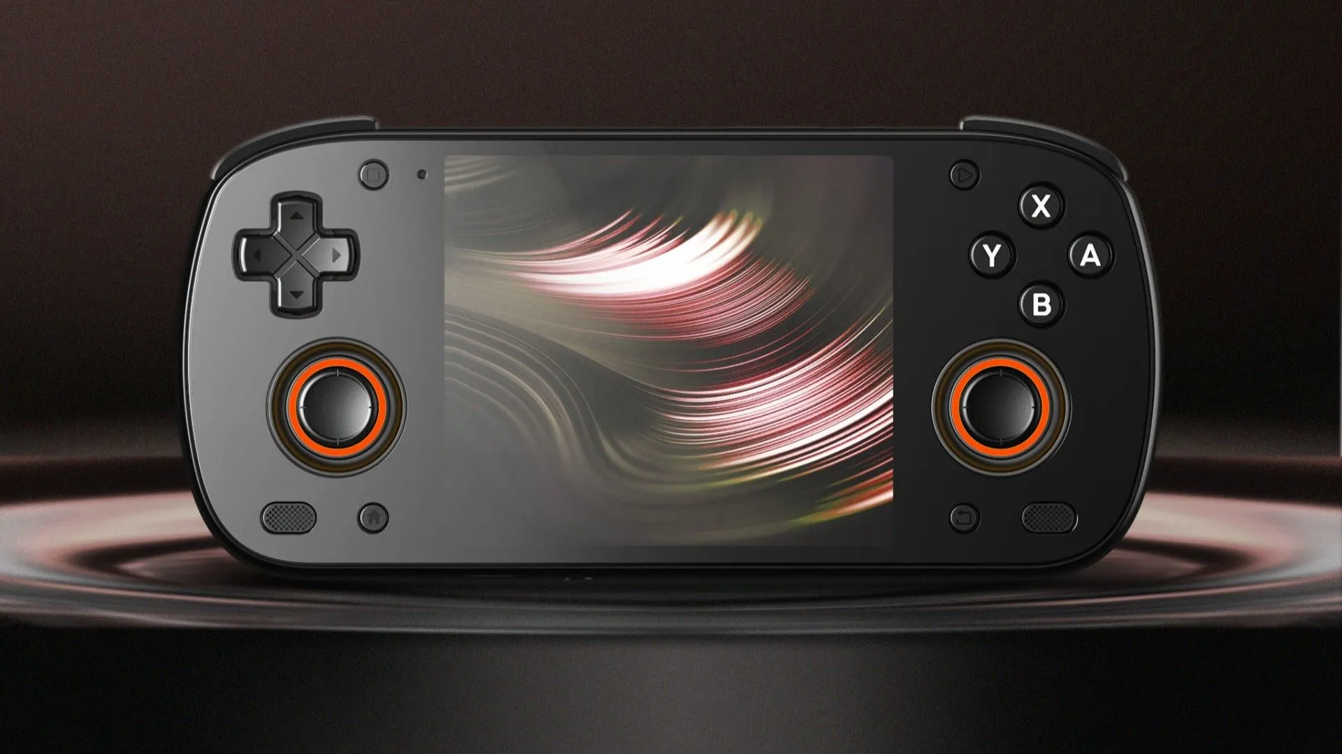 Máy chơi game retro cầm tay Retroid Pocket Mini V2 màu xanh lam, được đánh giá cao cho GameCube và N64.