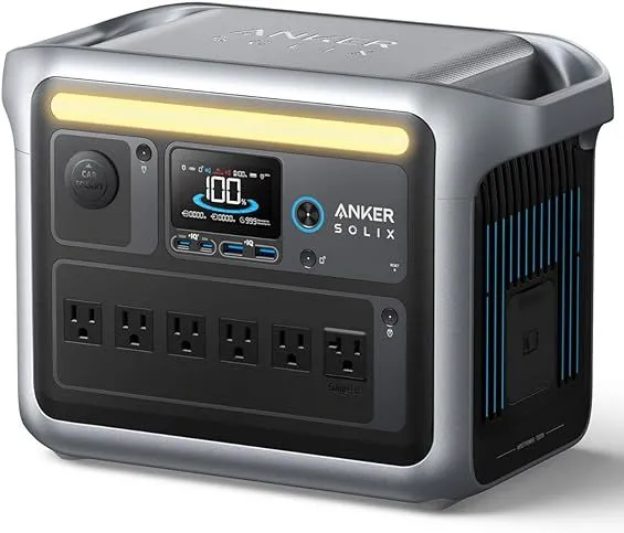 Máy phát điện năng lượng mặt trời di động Anker SOLIX C1000 nhỏ gọn