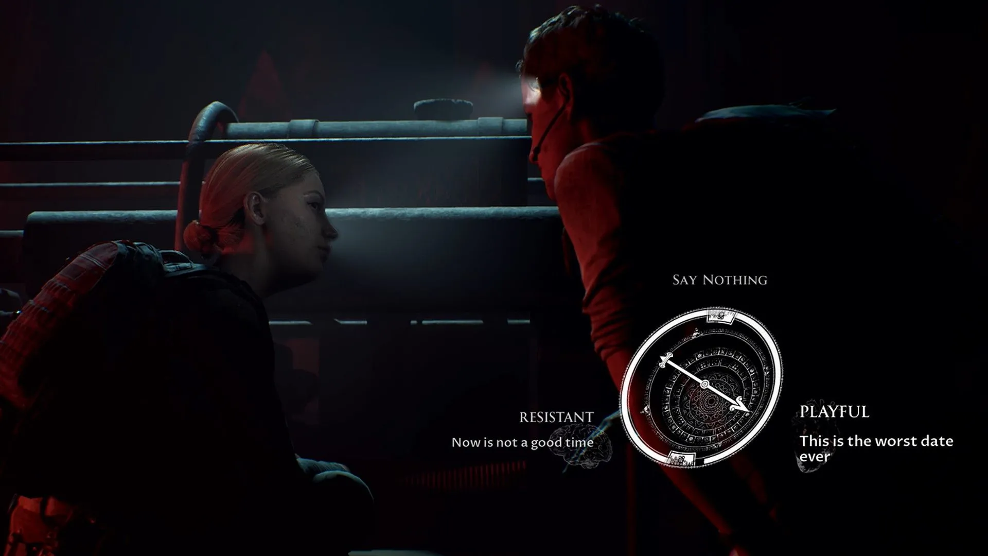 Người chơi đối mặt với quyết định khó khăn trong The Dark Pictures Anthology, một series game phiêu lưu kinh dị có nhiều lựa chọn.
