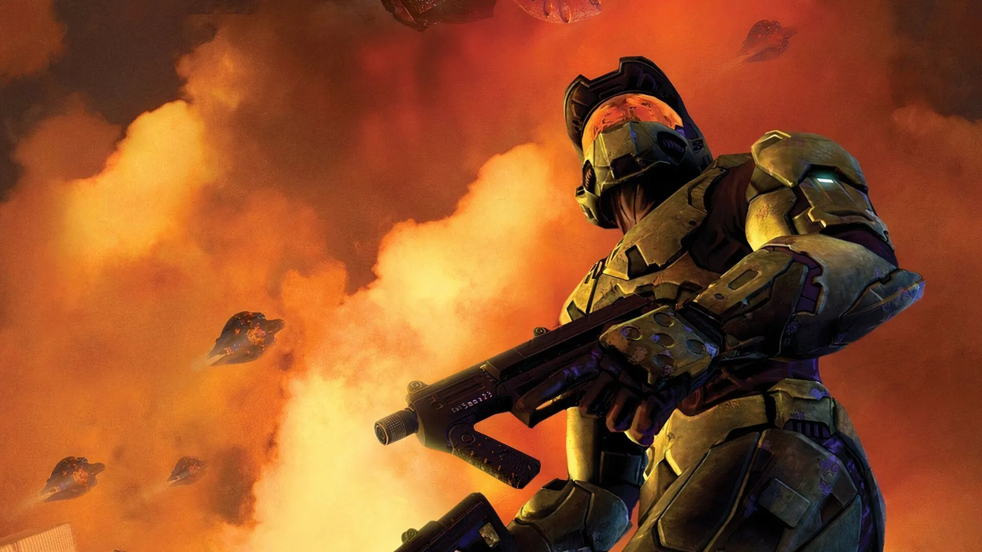 Nhân vật Master Chief từ game Halo 2, đại diện cho những tựa game Xbox chất lượng cao do con người phát triển, đối lập với lo ngại về AI tạo game.