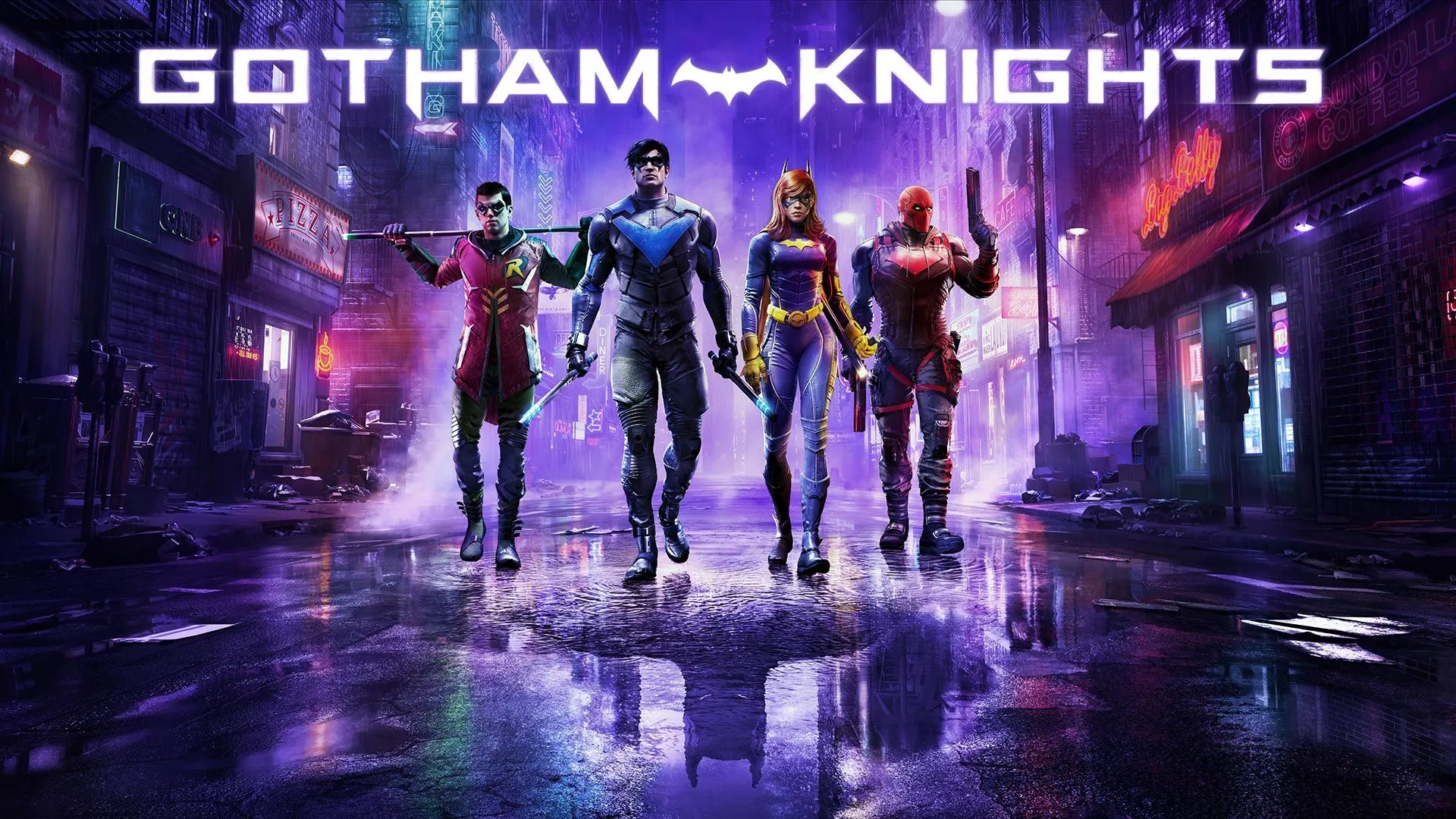 Nhóm Bat family gồm Nightwing, Robin, Batgirl và Red Hood cùng nhau bảo vệ thành phố Gotham trong game hành động Gotham Knights.