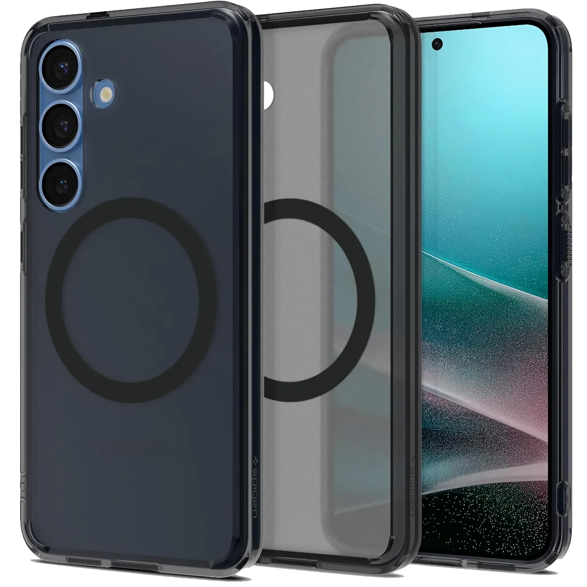 Ốp lưng Spigen Ultra Hybrid MagFit cho Galaxy S25, hỗ trợ sạc không dây Qi2 từ tính
