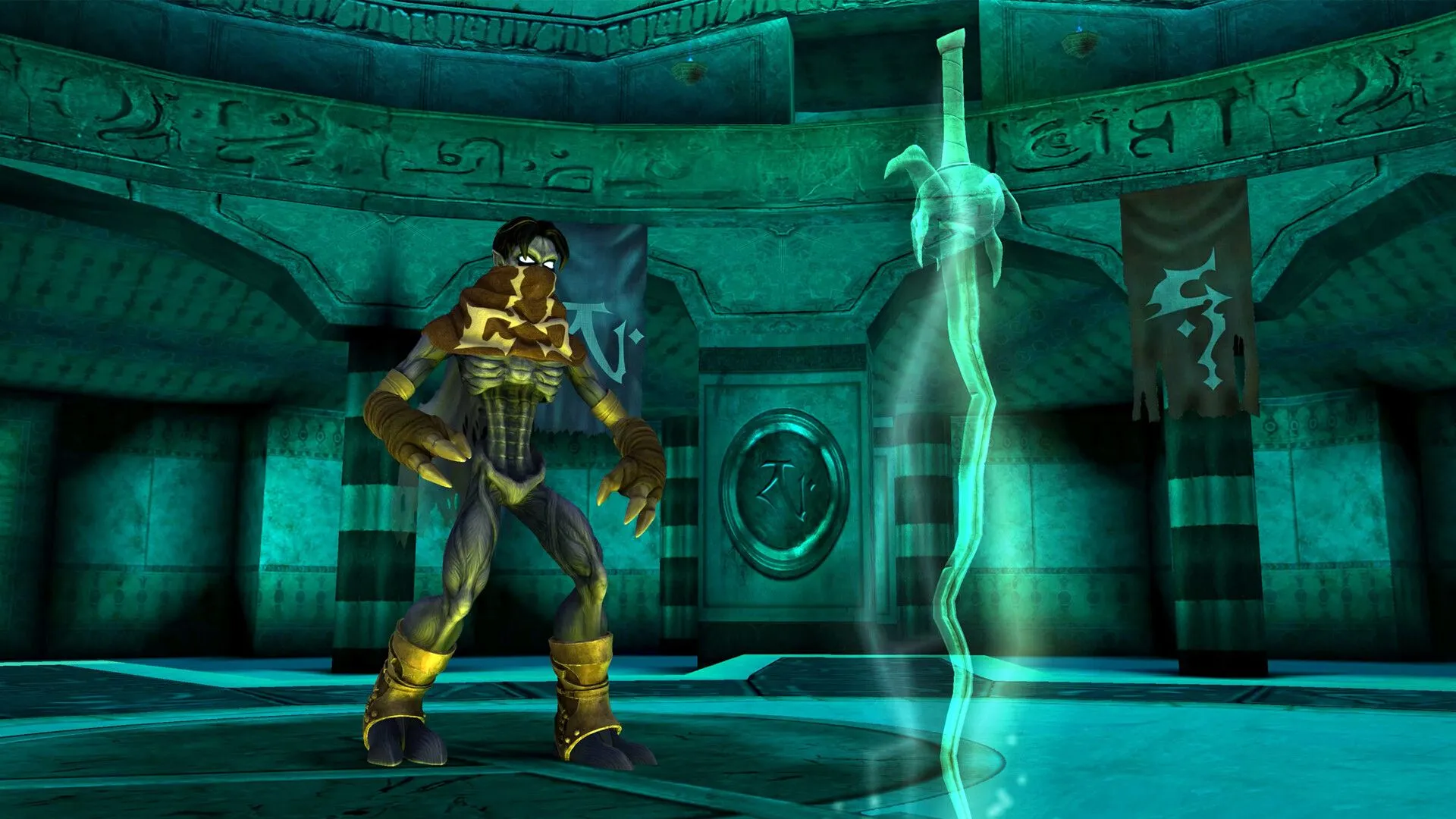 Raziel, nhân vật chính trong Legacy of Kain: Soul Reaver, một tựa game hành động phiêu lưu PS1.