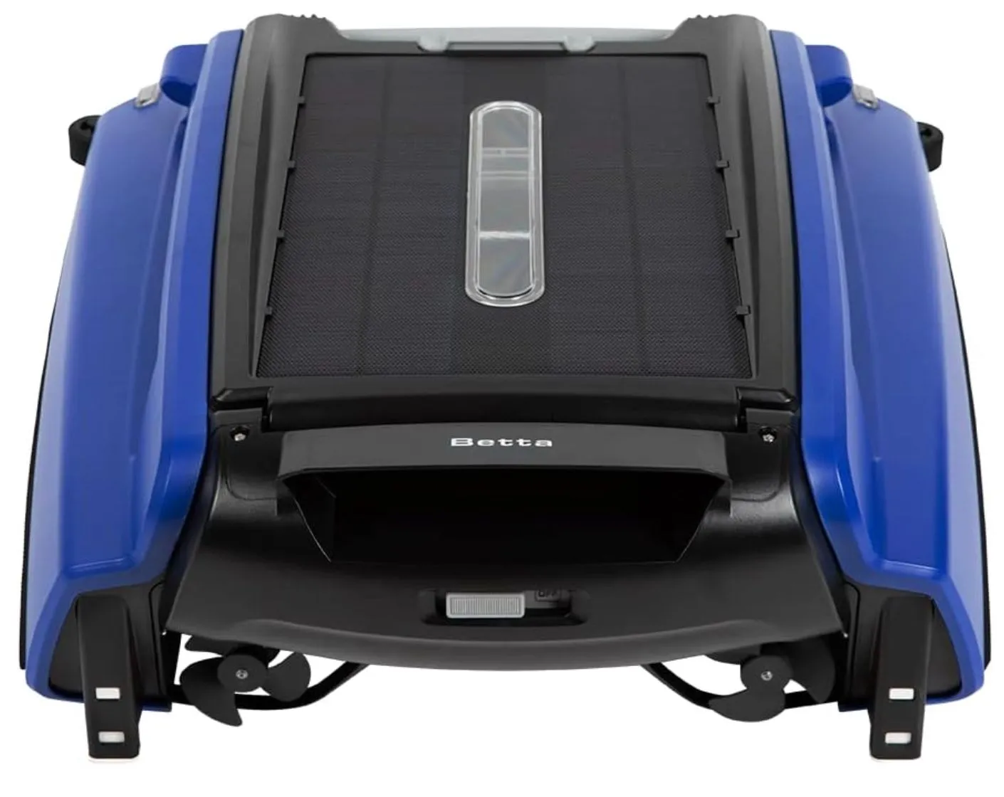 Robot vệ sinh hồ bơi tự động Betta SE Solar đang hoạt động trên mặt nước