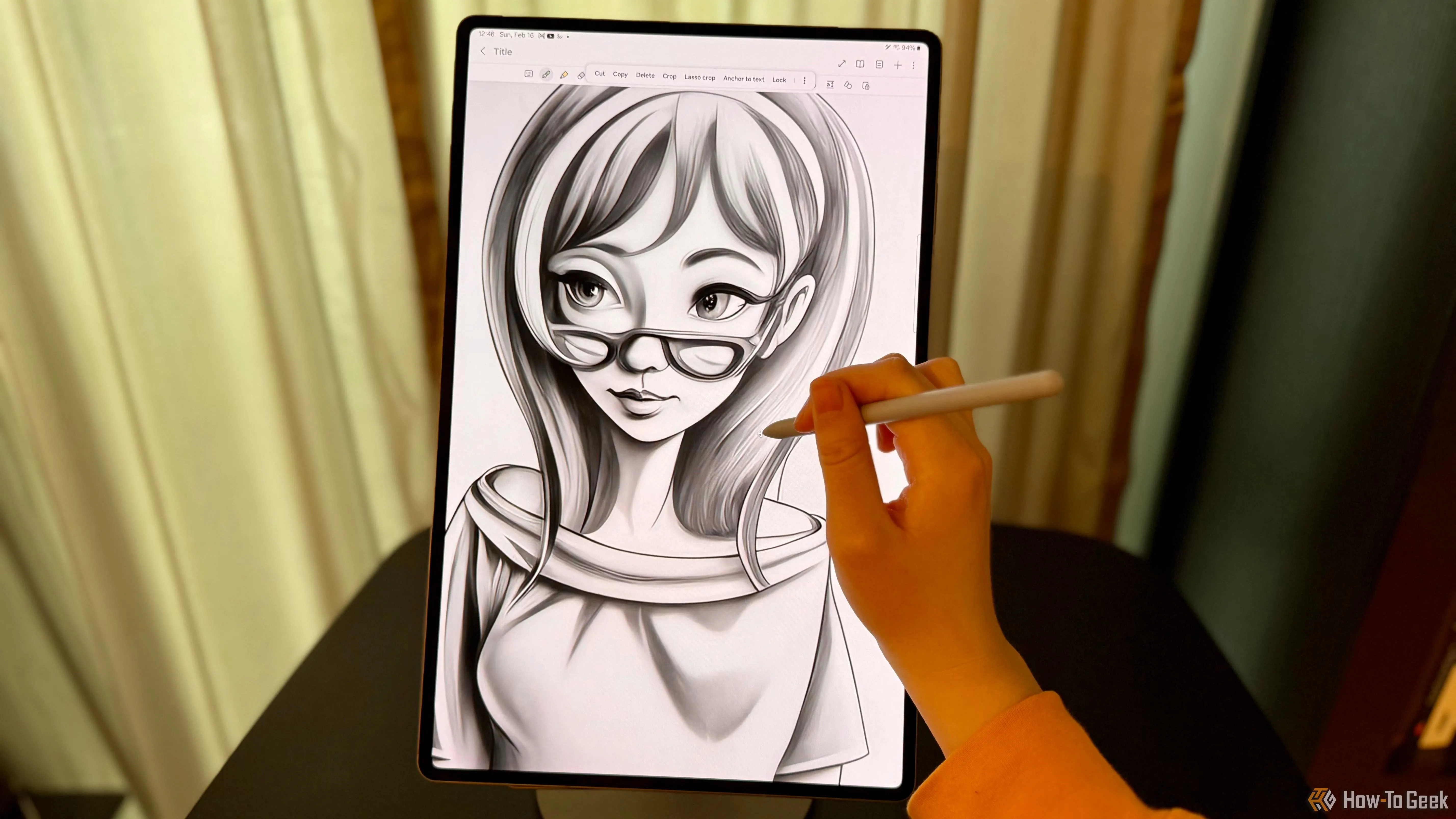 Sáng tạo nghệ thuật và ghi chú bằng S Pen trên Galaxy Tab S10 Ultra với ứng dụng Samsung Notes và Galaxy AI