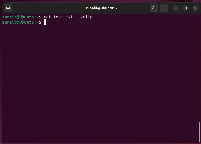 Sao chép nội dung file vào clipboard Linux bằng lệnh xclip