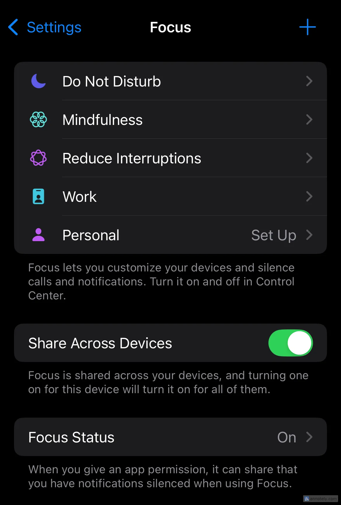 Sử dụng chế độ Tập trung (Focus) trên iPhone để quản lý thông báo