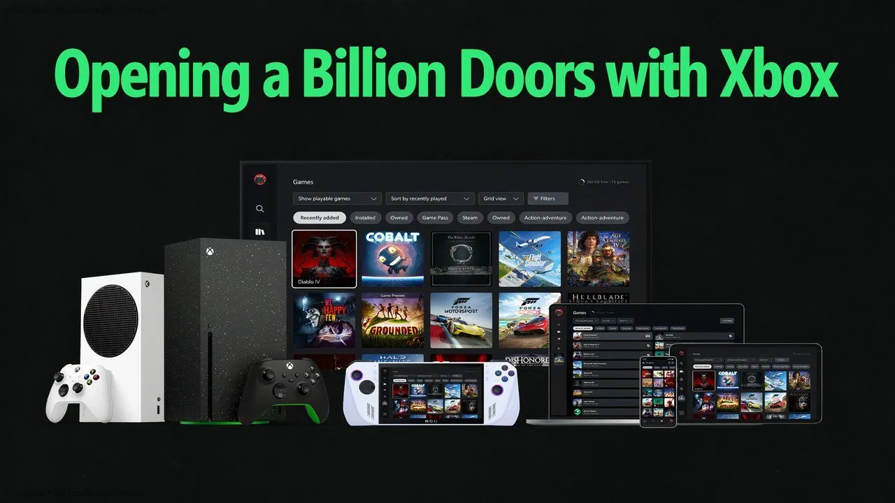 Tầm nhìn &quot;mọi màn hình đều là Xbox&quot; của Microsoft, thể hiện sự hội tụ giữa Windows, console và các thiết bị chơi game