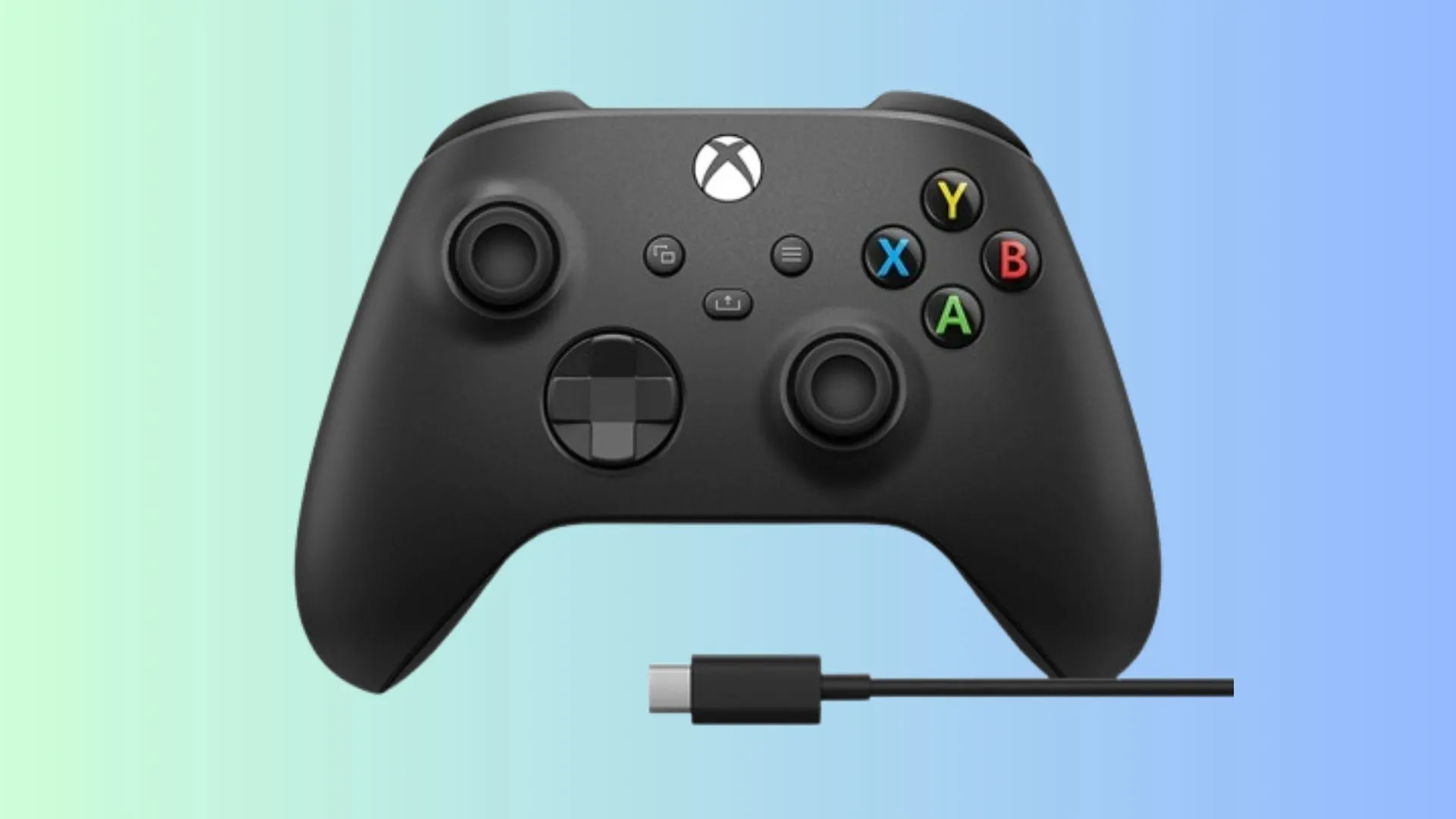 Tay cầm không dây Xbox Core Wireless màu trắng trên nền gradient, biểu tượng cho việc ghép nối nhanh chóng.