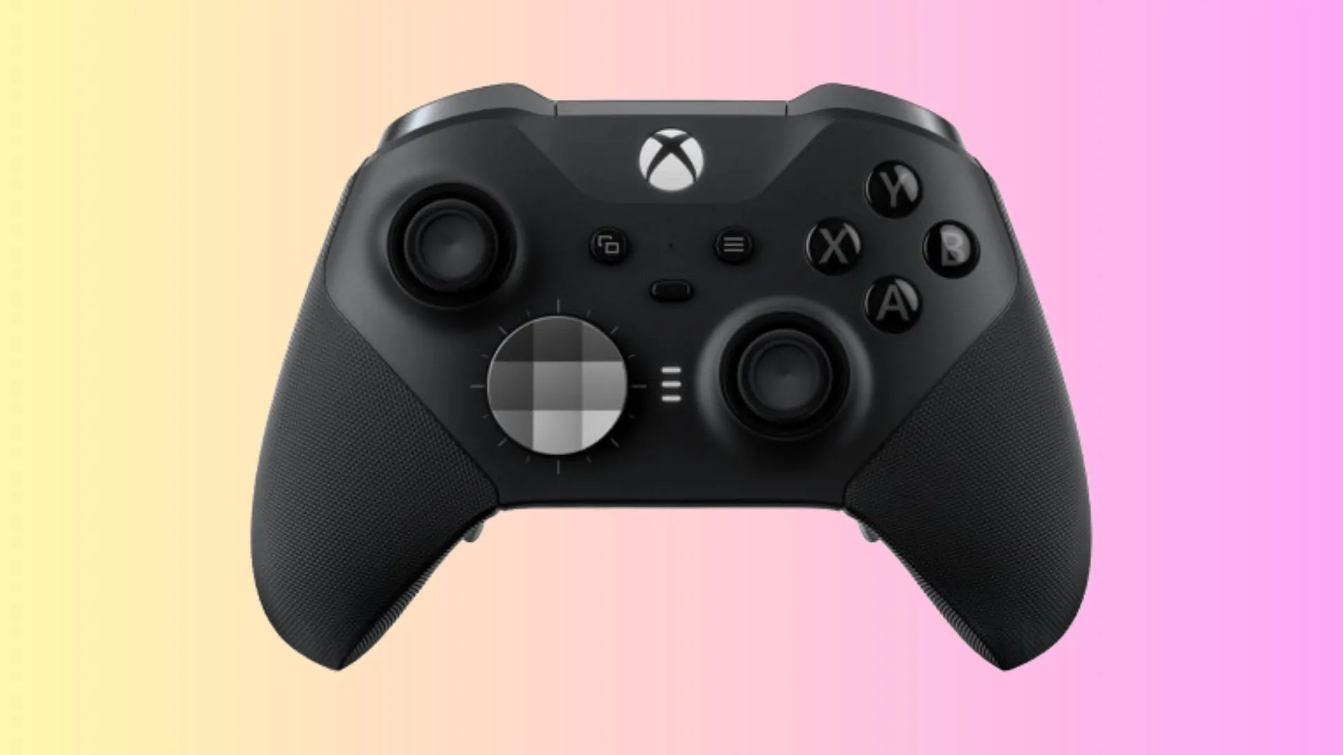 Tay cầm không dây Xbox Elite Series 2 Core trên nền màu gradient