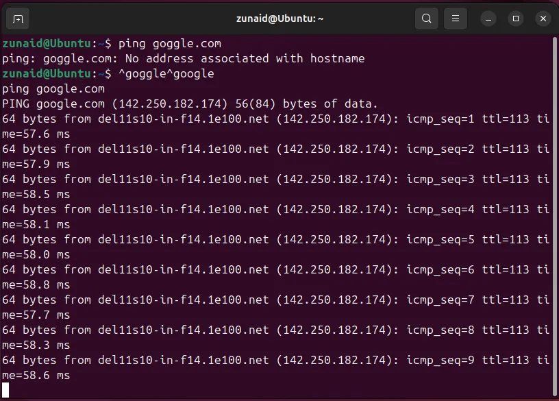 Thay thế một từ trong lệnh trước đó bằng một từ khác trên Linux terminal.