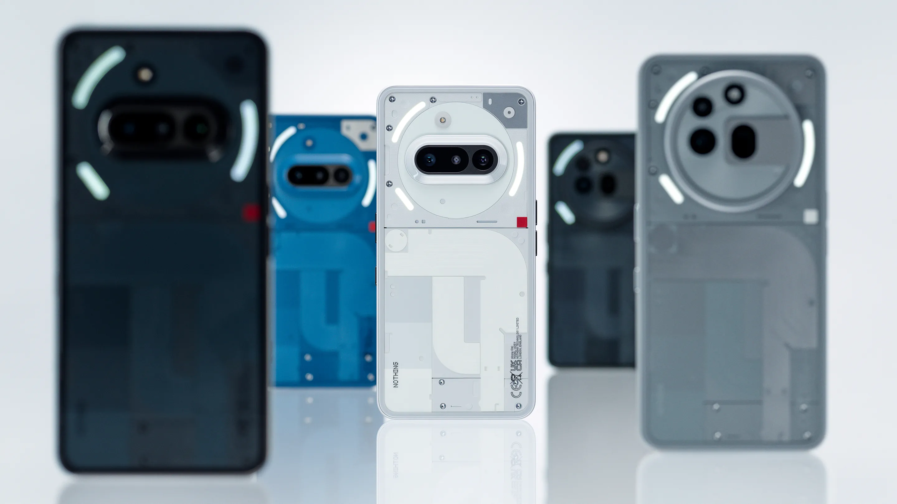 Thiết kế mặt lưng trong suốt cùng hệ thống đèn Glyph của Nothing Phone (3a)