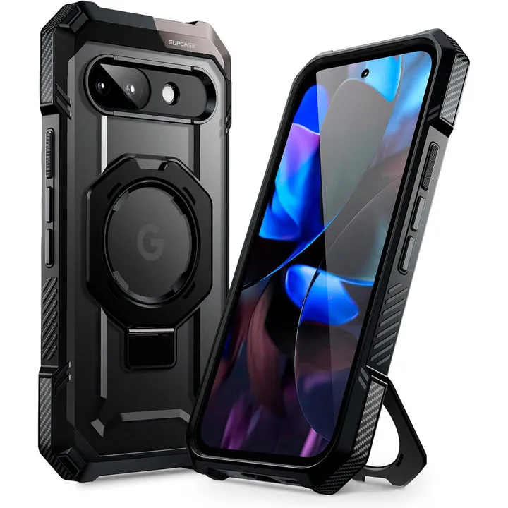Thiết kế và các tính năng của ốp lưng Supcase UB Grip cho Pixel 9a, bao gồm vòng từ tính