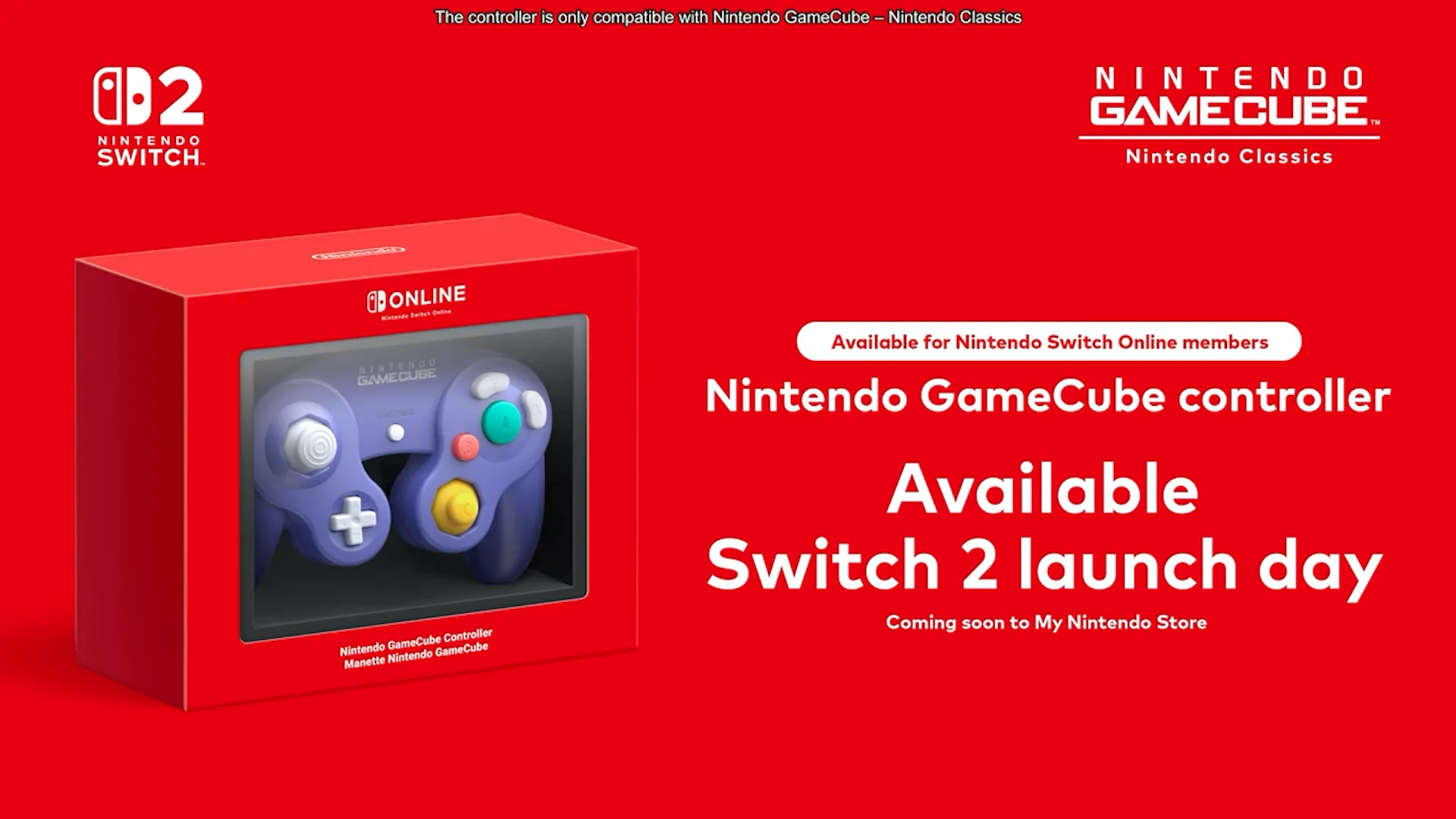 Thông báo về bộ điều khiển Nintendo GameCube và khả năng tương thích với Switch 2.