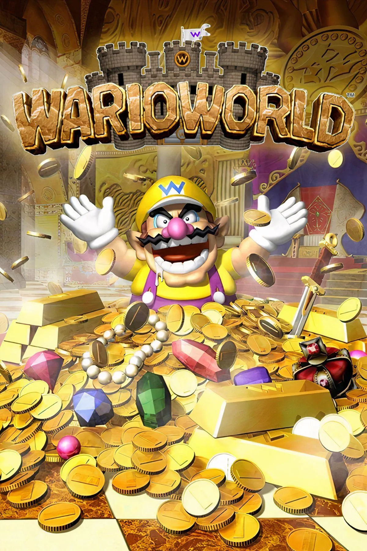 Tổng hợp các hình ảnh minh họa từ game phiêu lưu Wario World.