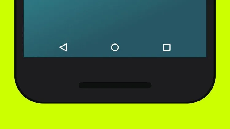 Vị trí nút Back bên trái trên Google Nexus 5X
