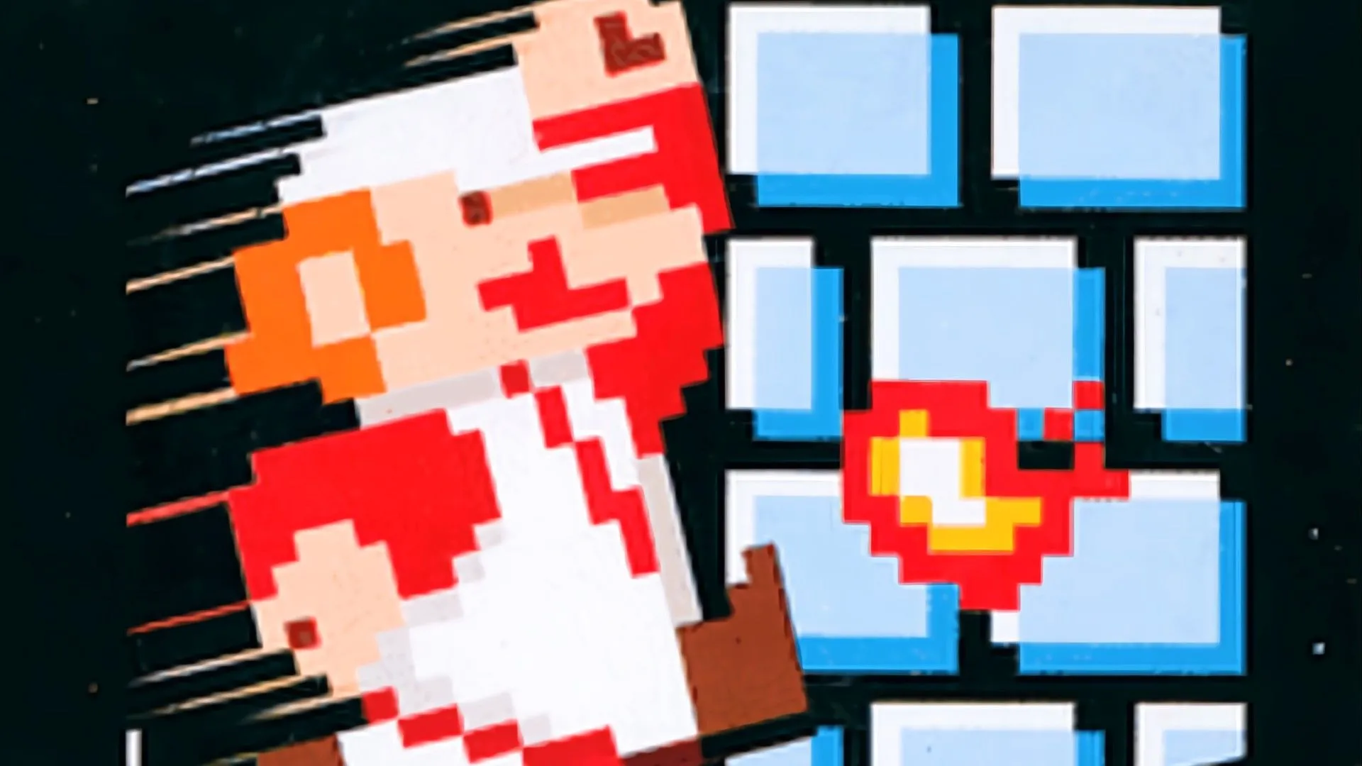 Vỏ hộp game Super Mario Bros. với hình ảnh Mario nhảy, biểu tượng của thiết kế nghệ thuật game kinh điển