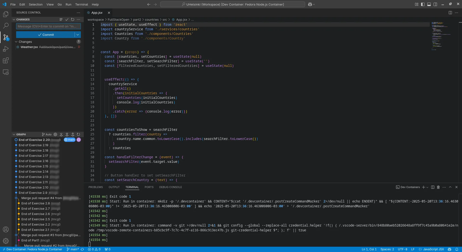 Giao diện Visual Studio Code hiển thị cây cam kết Git, minh họa quá trình kiểm tra và đóng góp vào mã nguồn mở